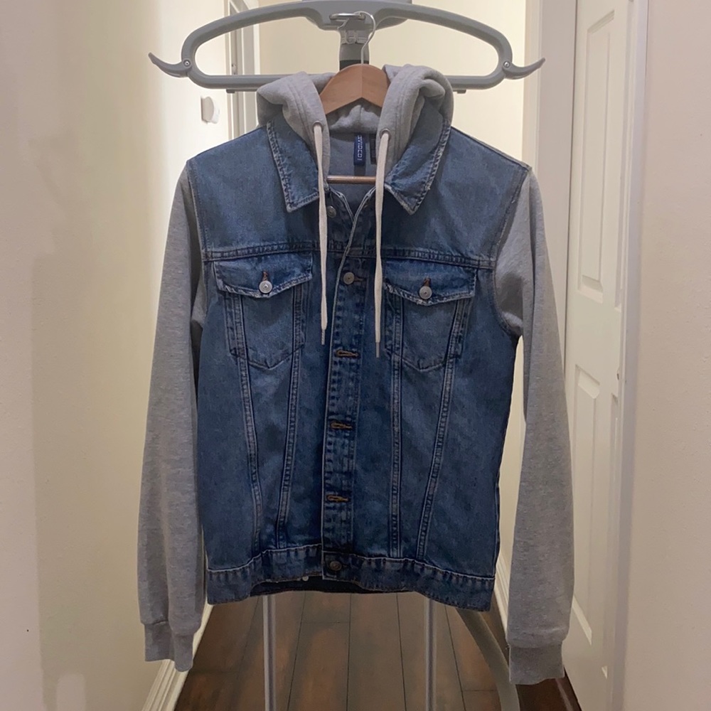 Hooded Denim Jacket